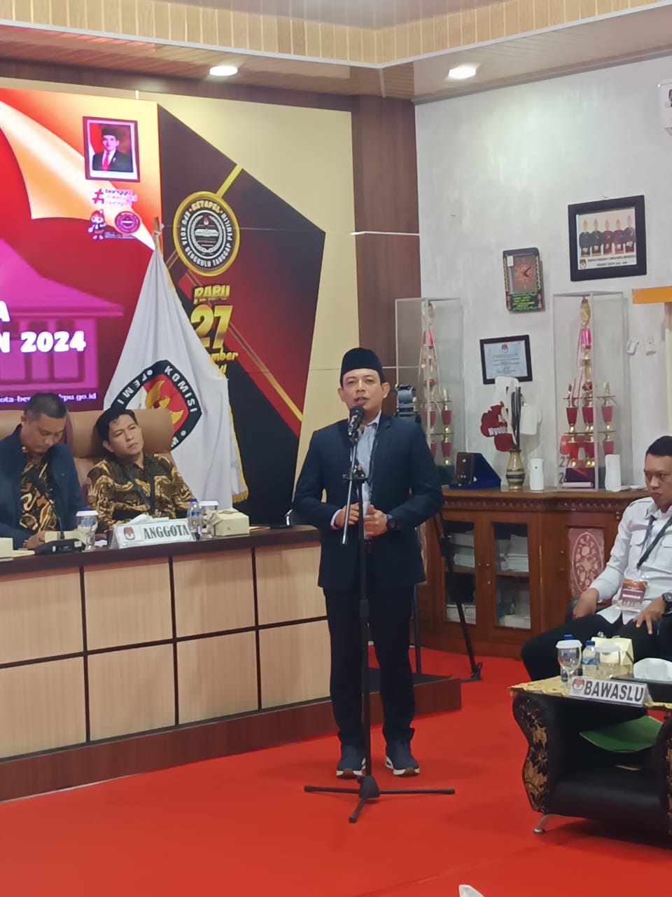 KPU Kota Bengkulu Tetapkan Dedy Wahyudi - Roni PL Tobing Pemenang Pilwakot Bengkulu 2024