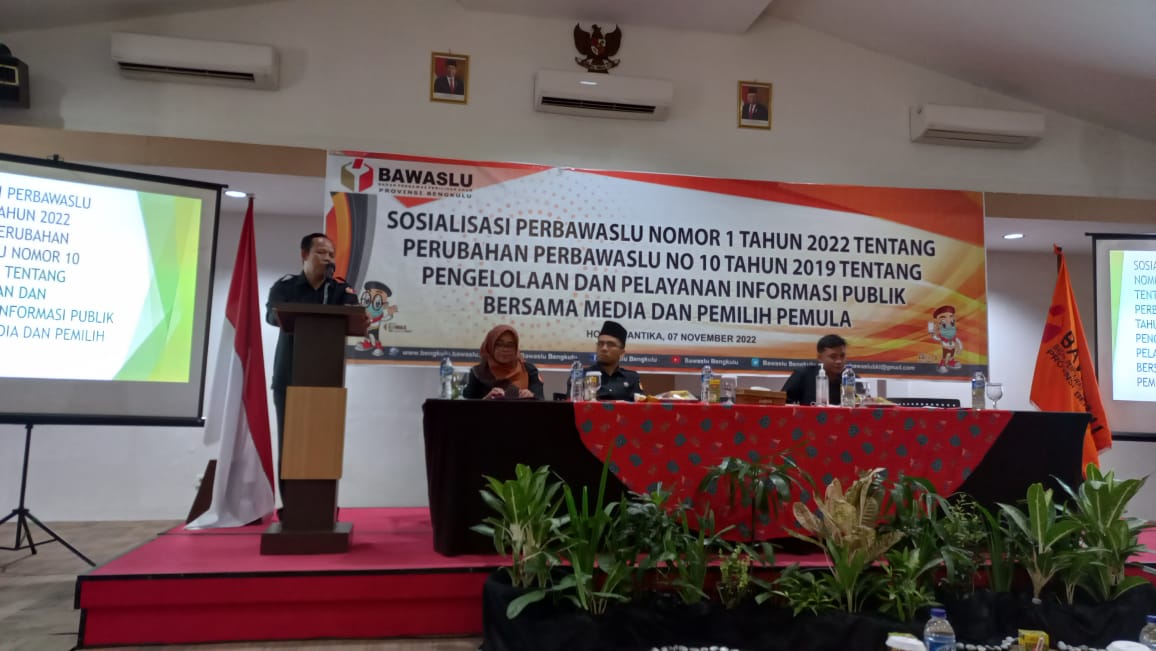 Bawaslu Provinsi Bengkulu Buka Layanan Informasi dan Pengaduan Secara Daring