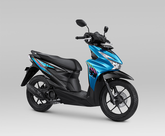 Honda BeAT Jazz Glossy Blue Black, Pilihan Skutik Modern yang Sporty dan Hemat BBM