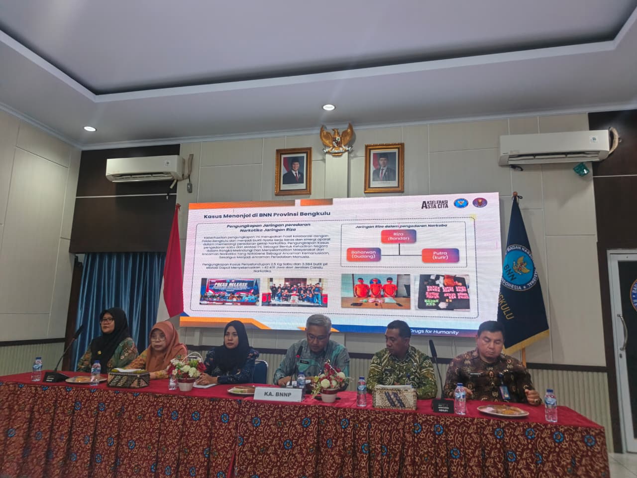 Bengkulu 'Lawan' Narkoba, BNN Amankan 2,6 Kg Sabu hingga 3 Ribu Butir Ekstasi Sepanjang 2025