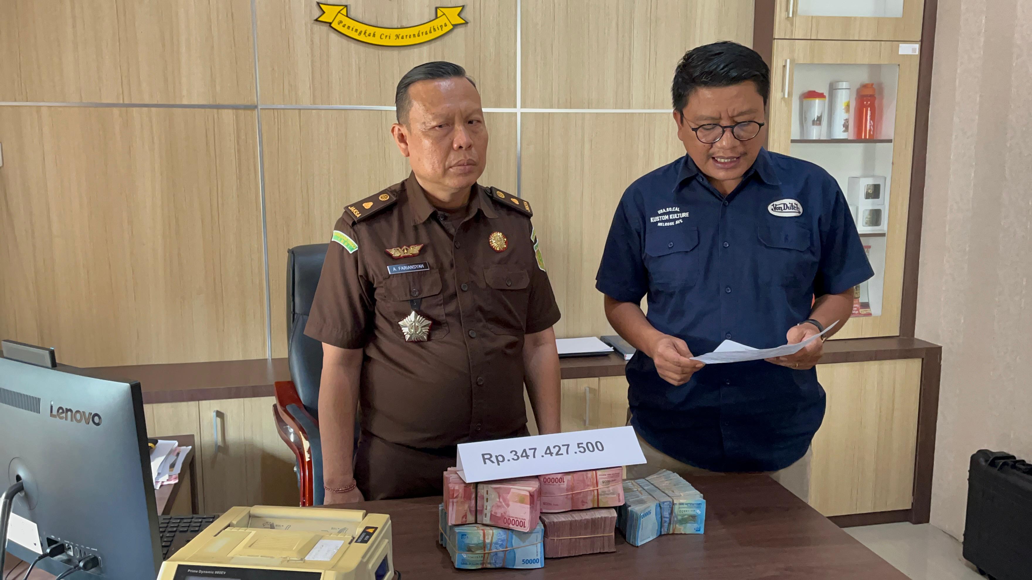 Korupsi Dana BOS, Mantan Kepala SMPN 17 Bengkulu Kembalikan Rp347 Juta