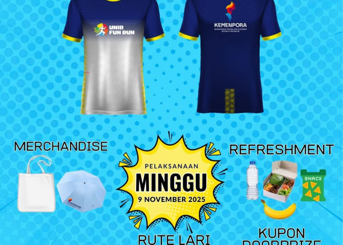 Dorong Gaya Hidup Sehat,  UNIB Gelar Fun Run 2025 Berkolaborasi  Dengan Kemenpora dan Komisi X DPR RI 