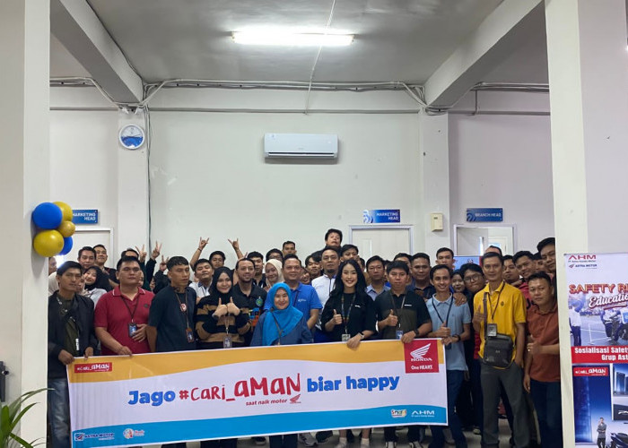 FIF Group Bengkulu Diajak Jaga Jarak Aman Berkendara Hingga Beri Tips Keselamatan
