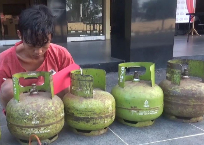 Jadi Spesialis Pencurian Tabung Gas, Pemuda Ini Ditangkap Saat Ops Musang Nala
