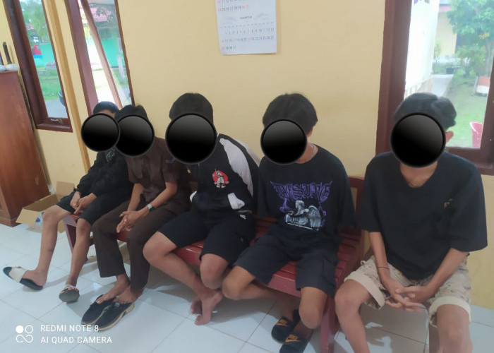 Terlibat Pengeroyokan Hingga Penusukan, 5 Remaja di Bengkulu Ditangkap