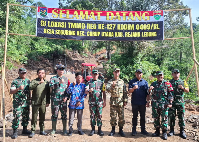 Pastikan Kualitas Jalan hingga Sumur Bor, Tim Wasev Evaluasi TMMD di Curup Utara