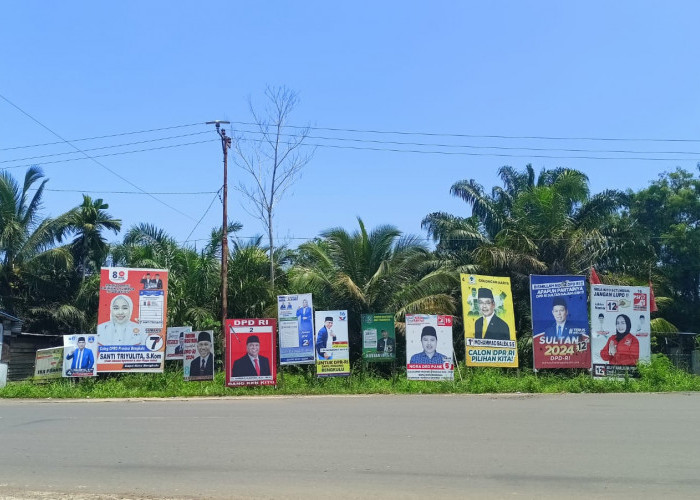 Masa Tenang, Bawaslu Kota Bengkulu Tertibkan  Alat Peraga Kampanye  