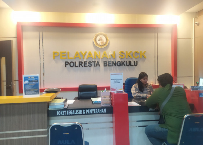 Permohonan Penerbitan SKCK Meningkat Signifikan, Polresta Bengkulu Batasi 100 Per Hari