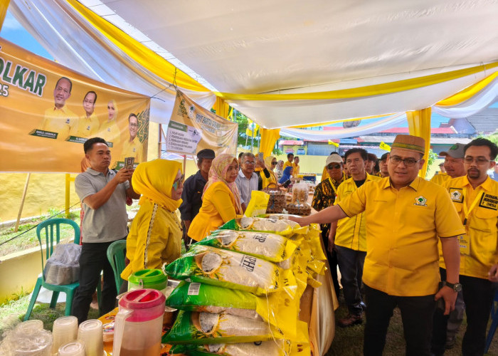 HUT ke-61, Golkar Bengkulu Gelar Pasar Murah dan Bagikan 10 Ribu Paket Sembako