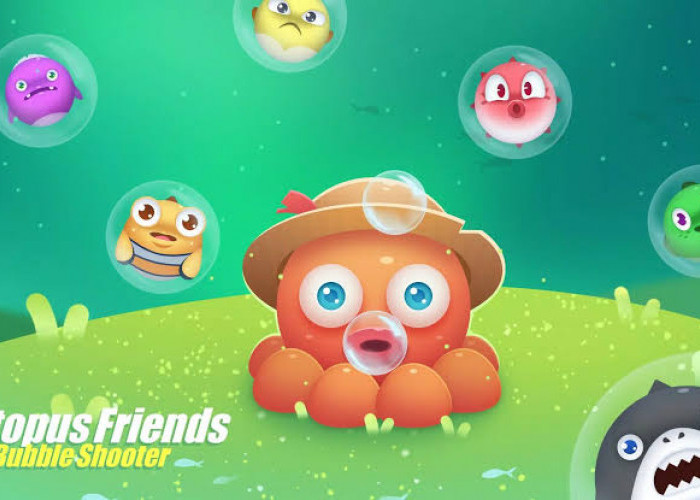 Klaim Rp70.000 Saldo DANA Gratis Dari Aplikasi Penghasil Uang Octopus Friends Bubble Shooter