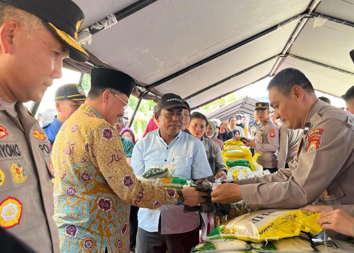 Pasar Murah Polri Digelar di Bengkulu, Sembako Dijual di Bawah Harga Pasar