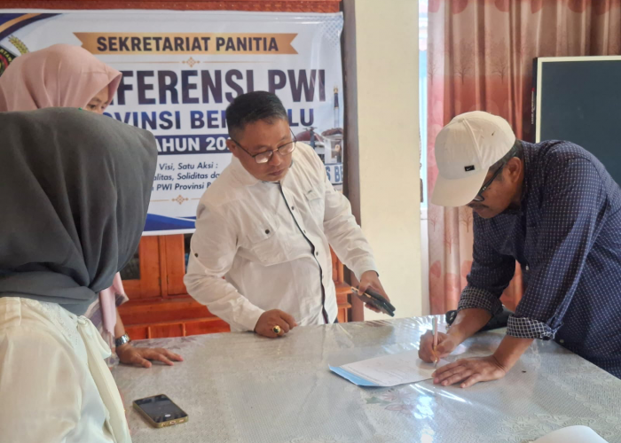 Tiga Bakal Calon Kembalikan Berkas, Perebutan Kursi Ketua PWI Bengkulu Mengerucut