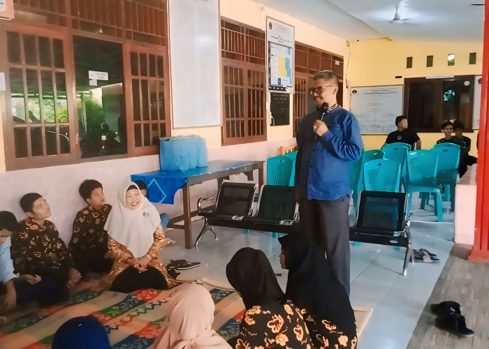 Sukatno Sambangi Puluhan Anak Disabilitas di Yayasan Panti Sosial Tuna Netra Amal Mulia