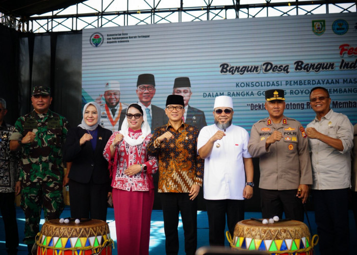 Senator Destita Ajak Bengkulu Bersatu Tolak Narkoba pada Festival Bangun Desa Bangun Indonesia