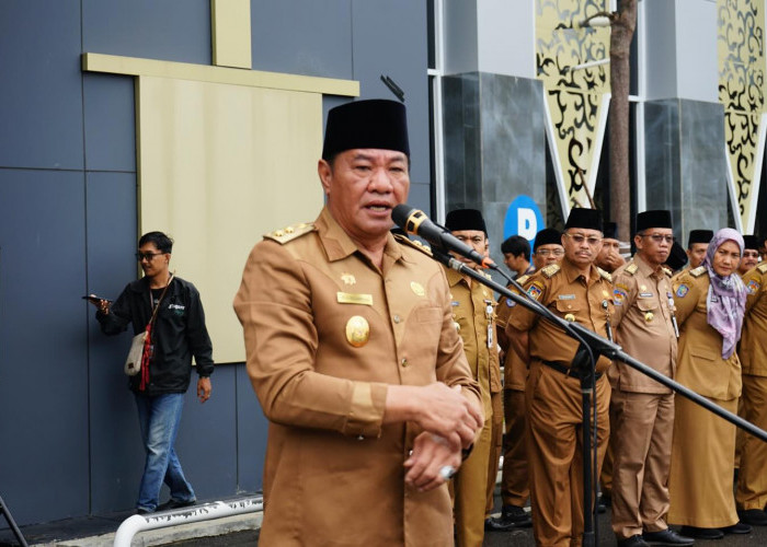 Wakil Gubernur Pimpin Apel dan Beri Motivasi ASN, Rosjonsyah: Roda Pemerintahan Tetap Berjalan