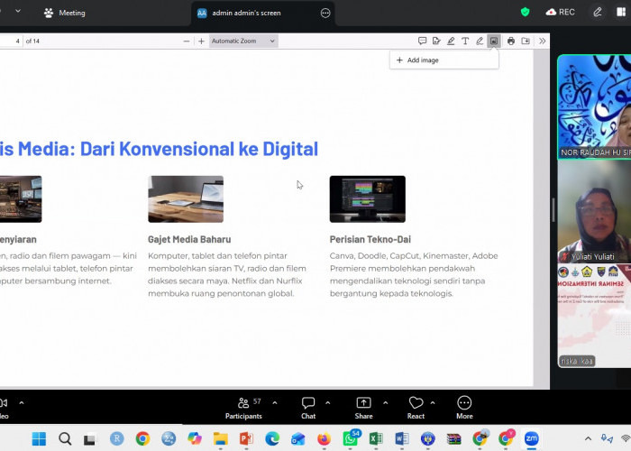 Implementasi Kerja Sama, Ketua Prodi Jurnalistik FISIP UNIB Jadi Narasumber Seminar Internasional 