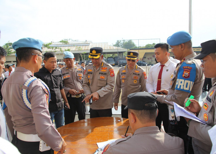Cegah Penyalahgunaan Senpi, Polda Bengkulu Periksa 111 Personel Pemegang Senjata Api