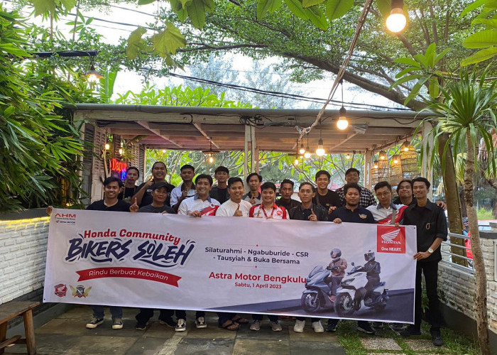 Astra Motor Bengkulu Ajak Ratusan Bikers Honda Silaturahmi, Ngabuburide, CSR, Tausyiah dan Buka Puasa Bersama