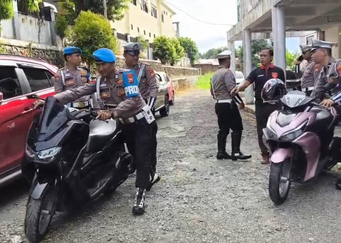 Tertibkan Anggota Sendiri, Polresta Bengkulu Gelar Razia Internal di Tengah Operasi Patuh Nala 2025