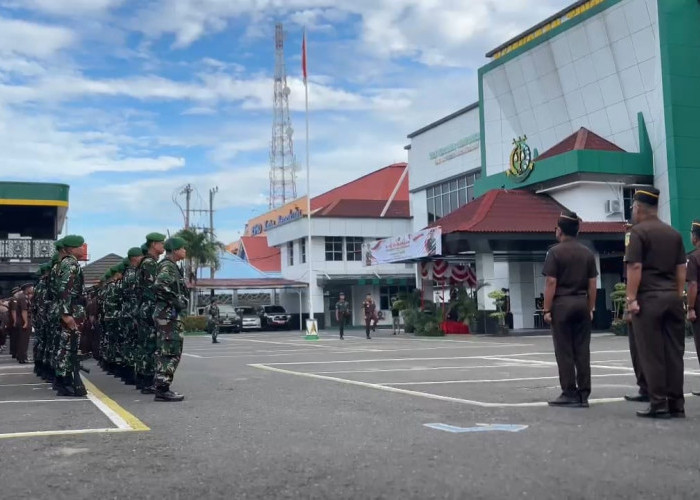 Danrem dan Kajati Bengkulu Pimpin Apel Gabungan, Simbol Sinergi Strategis TNI–Kejaksaan