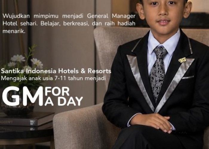 Hotel Santika Bengkulu Buka Program GM For A Day, Anak Diajak Jadi General Manager Sehari