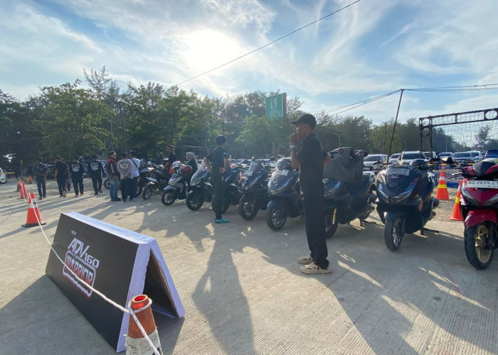 Komunitas Motor Honda Ramaikan Peluncuran New Honda ADV 160 di Bengkulu