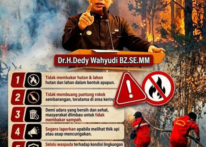 Musim Kemarau dan Angin Kencang, Wali Kota Bengkulu Serukan Warga Waspada Kebakaran