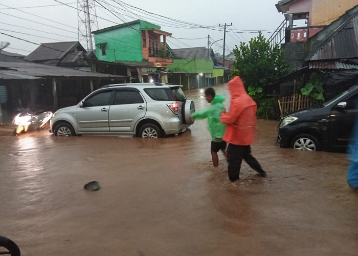 Lebong Dilanda Banjir Akibat Sungai Meluap