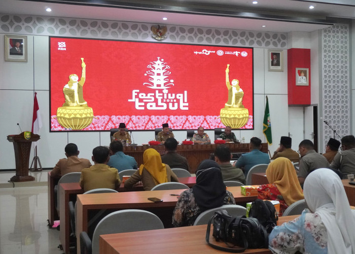 Pemprov Bengkulu Bidik 250 Ribu Wisatawan di Festival Tabut 2026, UMKM Diprediksi Raup Untung Besar