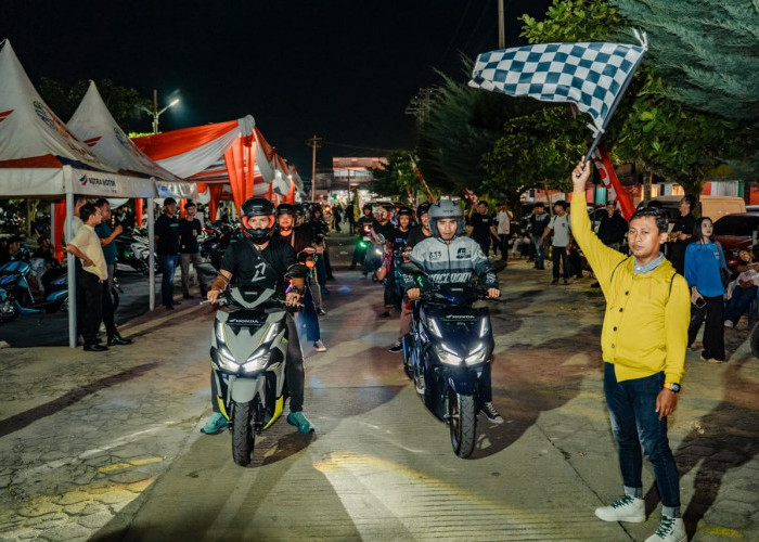 Ratusan Bikers Ramaikan All New Honda Vario Evo 160 Night Ride “Leaved Behind”  Bengkulu