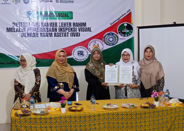 Forhati Provinsi Bengkulu Gagas Bhakti Sosial Deteksi Kanker Leher Rahim