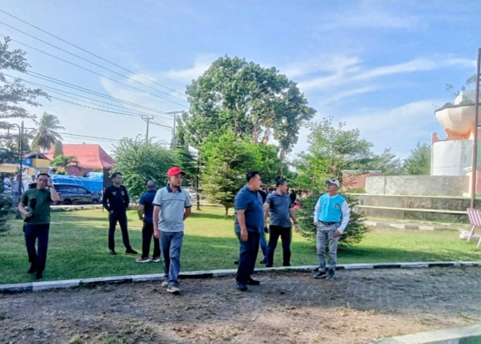 Genjot Estetika Pusat Kota, Dinas PUPR Mukomuko Tancap Gas Penataan Kawasan Bundaran