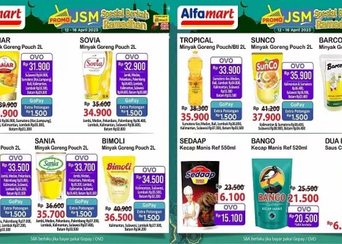 Katalog Promo JSM Alfamart Jumat 14 April 2023, Spesial Diskon Minyak Goreng