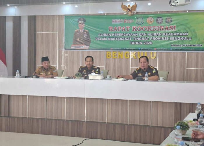 Jaga Harmonisasi Daerah, Kejati Bengkulu Gandeng FKUB dan TNI-Polri Awasi Aliran Kepercayaan
