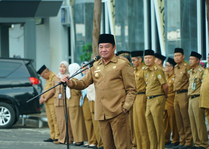 Ikuti Apel Bersama Plt Gubernur Bengkulu, Kepala OPD dan ASN Pemprov Diminta Tingkatkan Kinerja