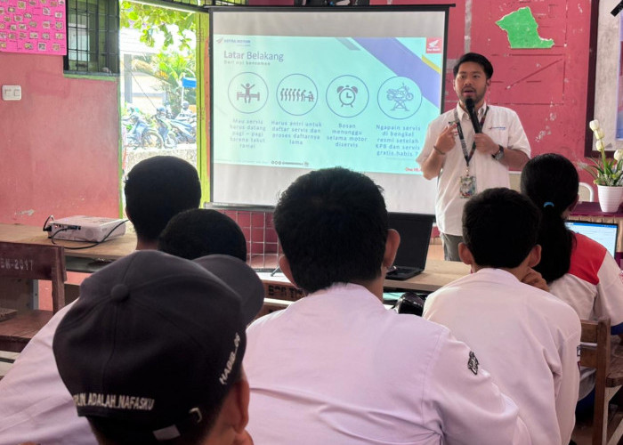 Astra Motor Bengkulu Kenalkan Layanan Digital Motorku X di Sekolah Binaan SMKN 3 Seluma 