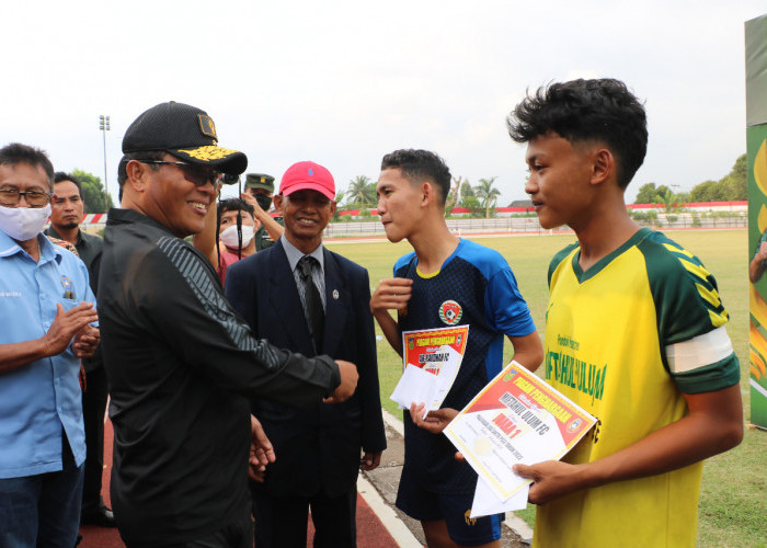 Ponpes Miftahul Ulum  Juara Piala Kasad Liga Santri, Danrem: Semoga Bawa Nama Bengkulu di Tingkat Nasional