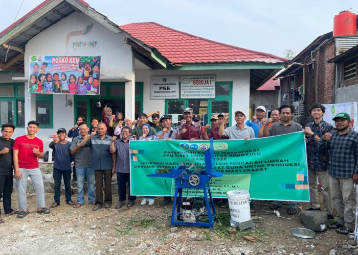 UNIB Terapkan Mesin Pencacah Limbah Organik, Dorong Produksi Pupuk Organik di Kandang Limun
