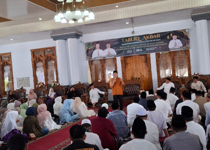 Hadirkan  Ustaz Hilman Fauzi, Ribuan Jemaah Hadiri Tabligh Akbar HUT ke-145 Kota Curup