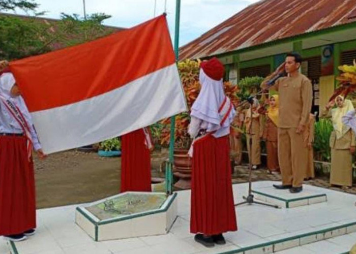 Kepala SD dan SMP di Kota Bengkulu Diimbau Mulai Pasang Bendera di Sekolah