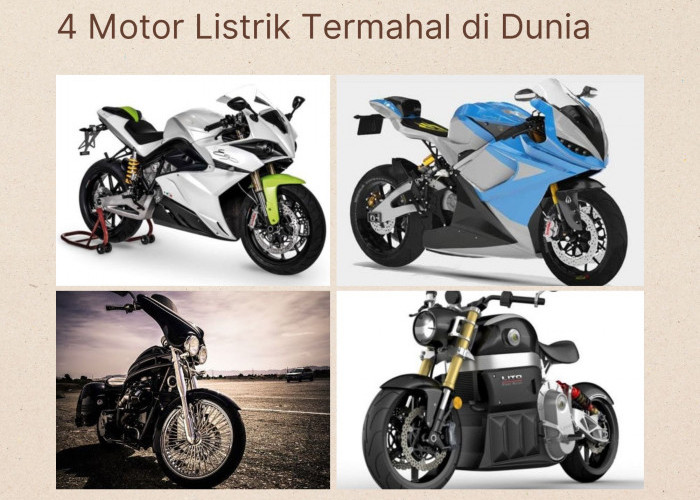 Bikin Ngiler! Ini 4 Motor Listrik Termahal di Dunia