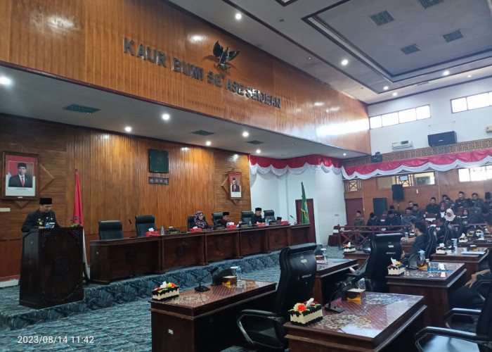 DPRD Kaur Gelar Rapat Paripurna Pertanggungjawaban APBD Tahun 2022