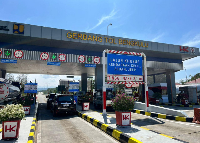 Tol Bengkulu Mulai Dilintasi Para Pemudik Lebaran 2026