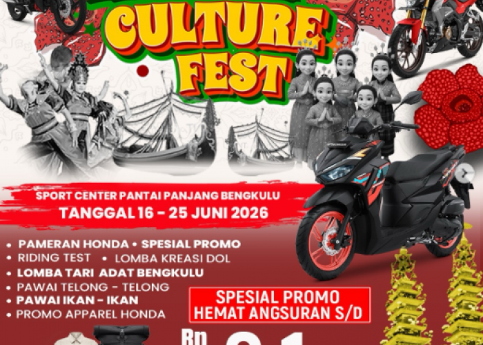 Honda Culture Fest 2026 Siap Meriahkan Bengkulu, Padukan Budaya Lokal dan Semangat Berkendara