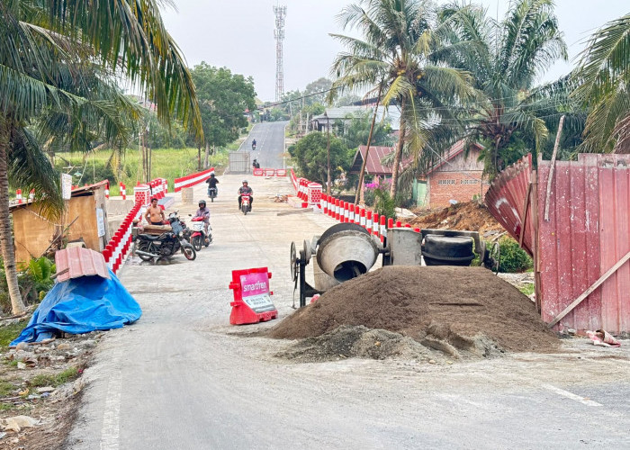 Pembangunan Jembatan Muara Bangkahulu Capai 90 Persen, Warga Nantikan Akses Normal