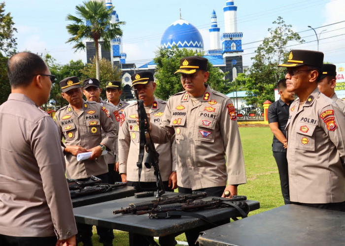 Hanya Satu Personel Polres Lebong yang Berizin Pegang Senpi, Ini Penjelasan Kapolres