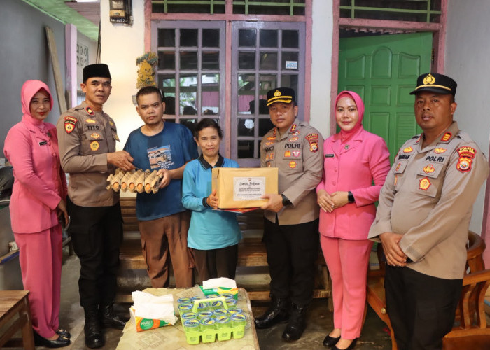 Hari Bhayangkara ke-80, Kapolres Bengkulu Utara Sambangi Purnawirawan dan Warakawuri