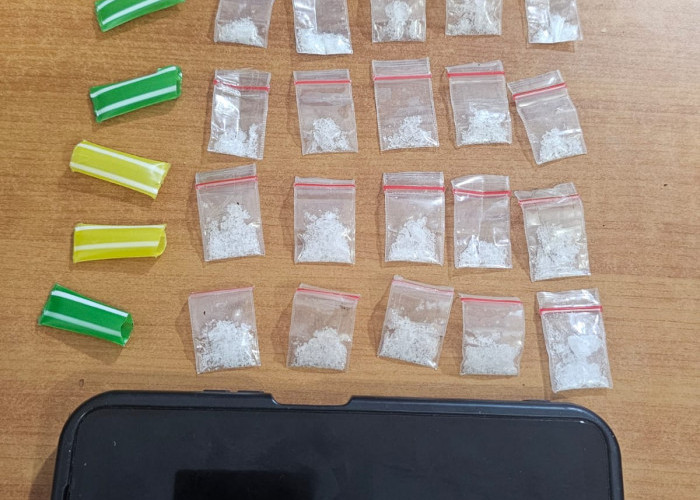 Bandar Sabu Kota Bengkulu Ditangkap, 20 Paket Sabu dan Satu Unit Mobil Disita Polisi