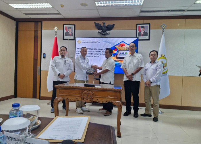 Terima LHP Banpol 2025, Kesbangpol Kota Bengkulu Pastikan Pertanggungjawaban Partai Politik Sesuai Aturan