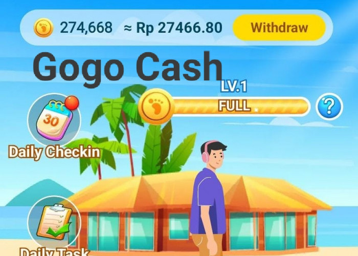 Badan Sehat Dompet Digital Makin Kuat! Gogo Cash Aplikasi Penghasil Saldo DANA Gratis Rp 60 Ribu Tiap Hari